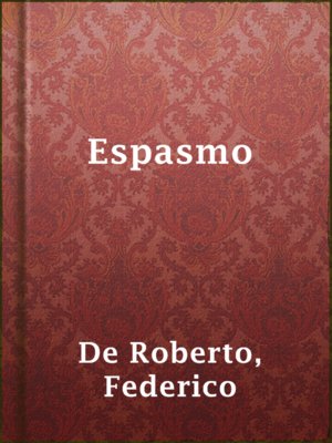 cover image of Espasmo